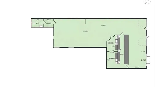 Butikslokaler til leje i Næstved - billede 3