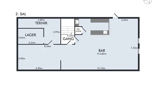 Erhvervslejemål til leje i Odense C - billede 5