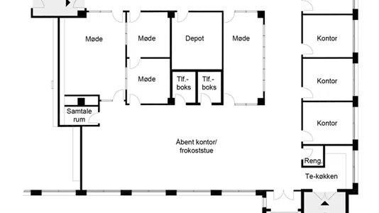 Kontorlokaler til leje i København S - billede 13