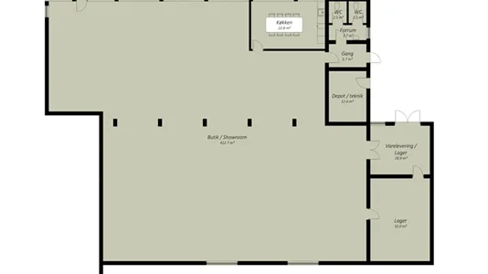 Butikslokaler til leje i Kolding - billede 8