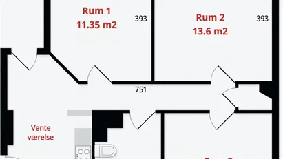 Nyrenoverede klinik til udlejning