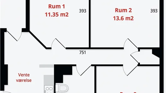 Kliniklokaler til leje i København NV - billede 1