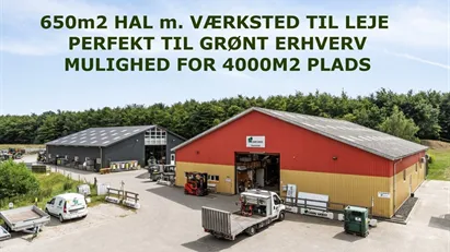 Moderne hal med opvarmet værksted 650m2