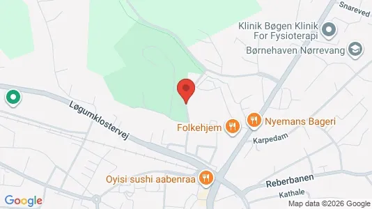 Kontorlokaler til leje i Aabenraa - kort over placeringen