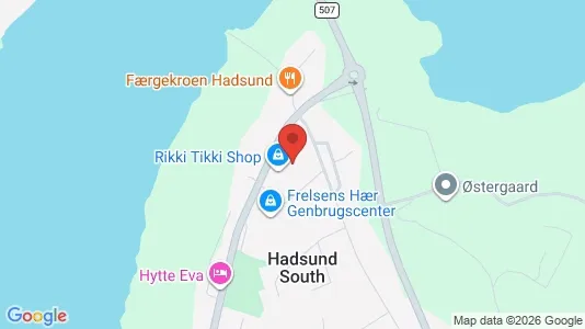 Erhvervslejemål til leje i Hadsund - kort over placeringen