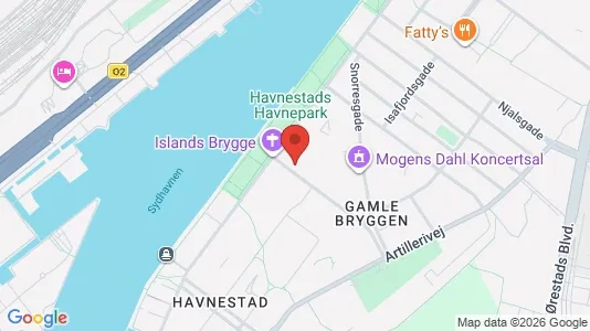 Kontorlokaler til leje i København S - kort over placeringen