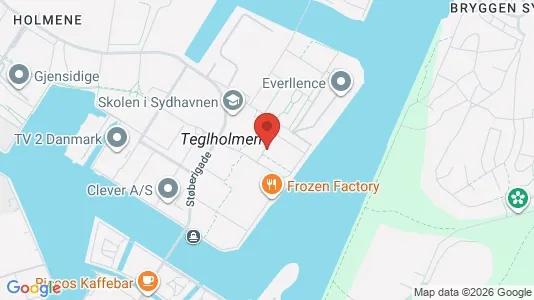 Kliniklokaler til leje i København SV - kort over placeringen