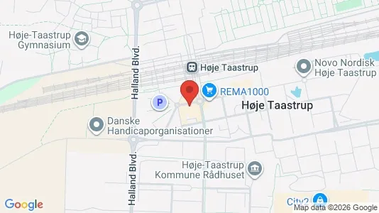 Kontorlokaler til leje i Taastrup - kort over placeringen