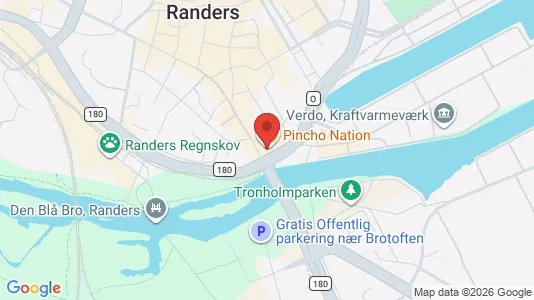 Kontorlokaler til leje i Randers C - kort over placeringen