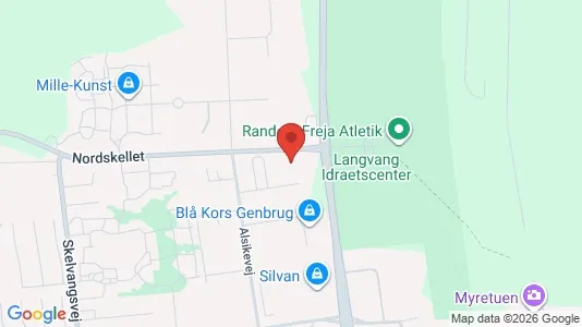 Kontorlokaler til leje i Randers NV - kort over placeringen
