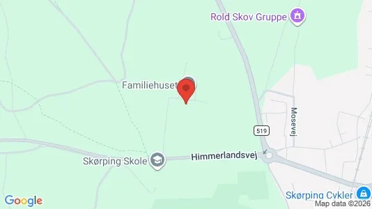Kontorlokaler til leje i Skørping - kort over placeringen