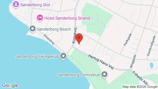 Kontorlokaler til leje i Sønderborg - kort over placeringen