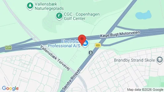 Kontorlokaler til leje i Vallensbæk Strand - kort over placeringen