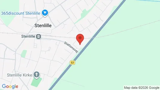 Lagerlokaler til leje i Stenlille - kort over placeringen