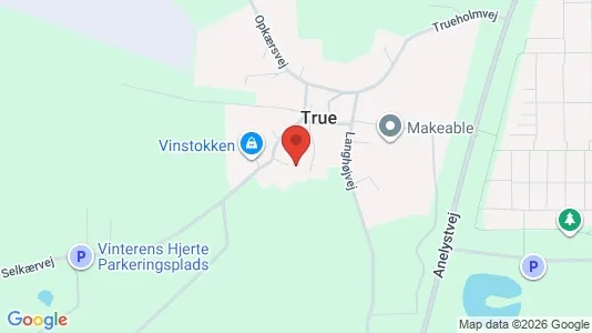 Erhvervslejemål til salg i Tilst - kort over placeringen