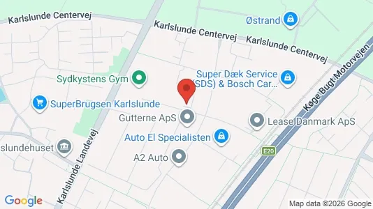 Kontorlokaler til leje i Karlslunde - kort over placeringen