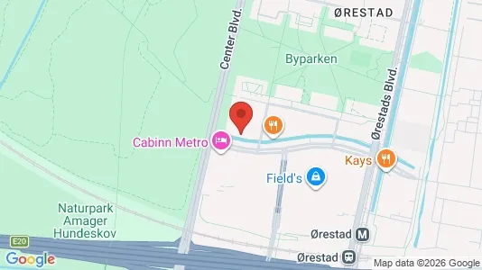 Kontorlokaler til leje i København S - kort over placeringen