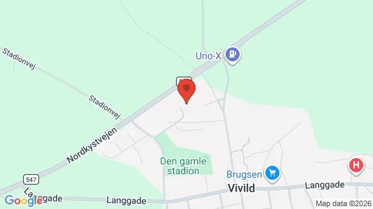 Kontorlokaler til leje i Allingåbro - kort over placeringen