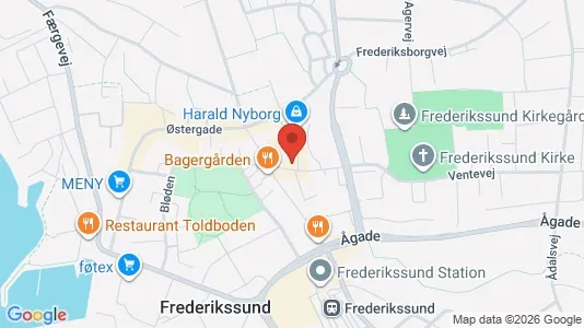 Kontorlokaler til leje i Frederikssund - kort over placeringen