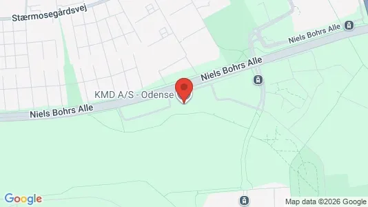 Kontorlokaler til leje i Odense M - kort over placeringen