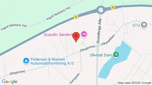 Erhvervsgrunde til salg i Sønderborg - kort over placeringen