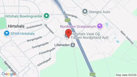Lagerlokaler til salg i Hirtshals - kort over placeringen