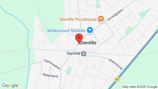 Boligudlejningsejendomme til salg i Stenlille - kort over placeringen