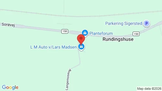 Lagerlokaler til salg i Ringsted - kort over placeringen