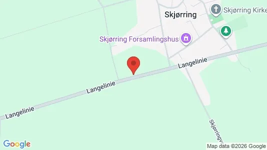Erhvervsgrunde til salg i Galten - kort over placeringen