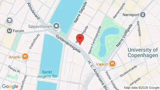 Kontorlokaler til leje i København K - kort over placeringen