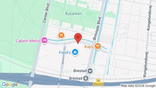 Kontorlokaler til leje i København S - kort over placeringen