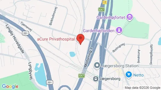 Kontorlokaler til leje i Kongens Lyngby - kort over placeringen
