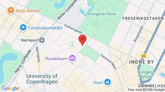 Erhvervslejemål til leje i København K - kort over placeringen