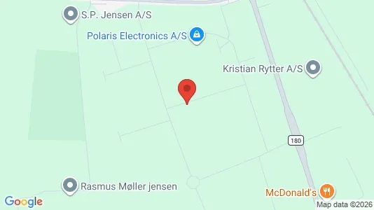 Erhvervsgrunde til salg i Svenstrup J - kort over placeringen