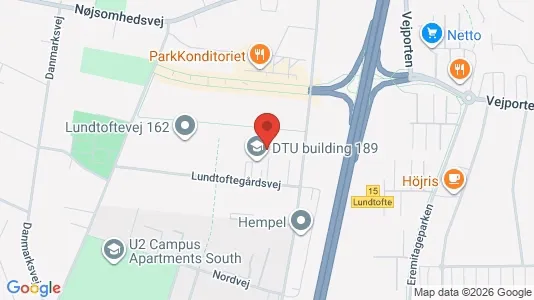 Kontorlokaler til leje i Kongens Lyngby - kort over placeringen