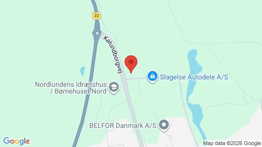 Lagerlokaler til leje i Slagelse - kort over placeringen