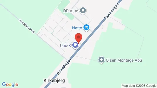 Kontorfællesskaber til leje i Lejre - kort over placeringen