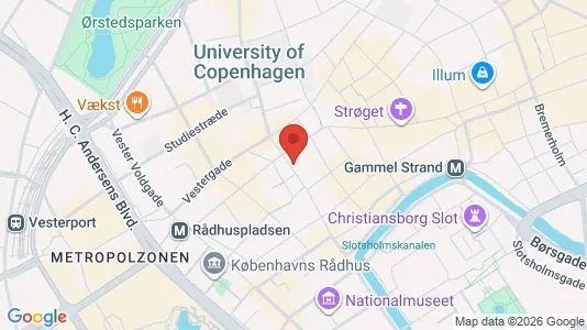 Kontorlokaler til leje i København K - kort over placeringen