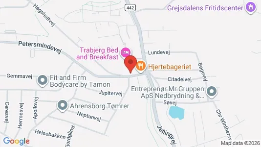 Erhvervslejemål til salg i Vejle Centrum - kort over placeringen