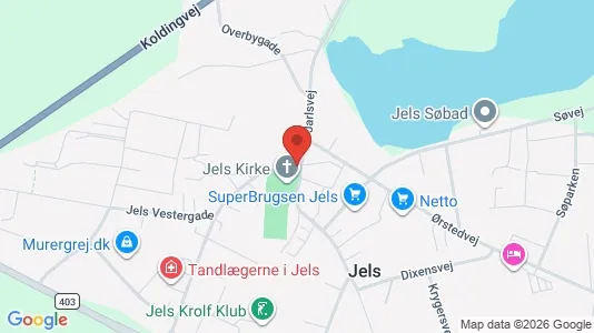 Erhvervslejemål til salg i Rødding - kort over placeringen