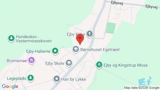Erhvervslejemål til salg i Ejby - kort over placeringen