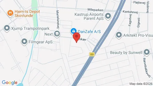 Kontorlokaler til leje i Herlev - kort over placeringen