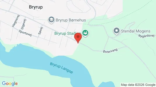 Boligudlejningsejendomme til salg i Bryrup - kort over placeringen