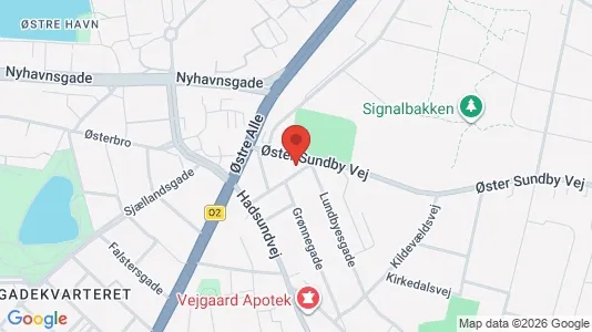 Erhvervsgrunde til salg i Aalborg Centrum - kort over placeringen