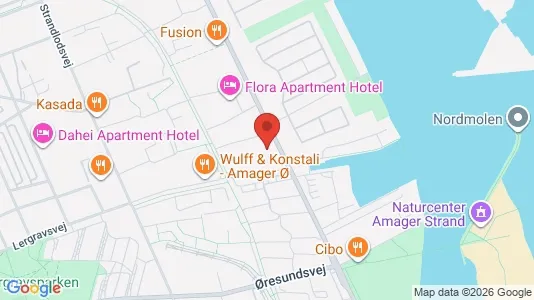 Kontorlokaler til leje i København S - kort over placeringen