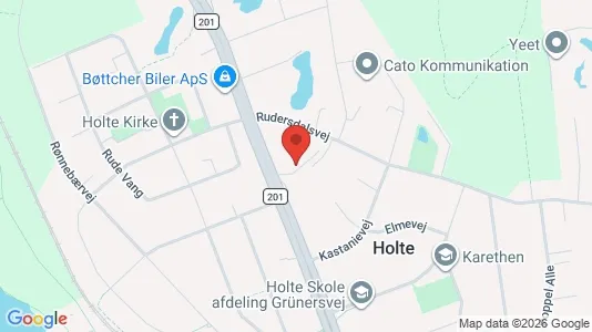 Kontorlokaler til leje i Holte - kort over placeringen