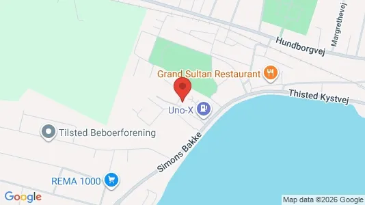 Lagerlokaler til salg i Thisted - kort over placeringen