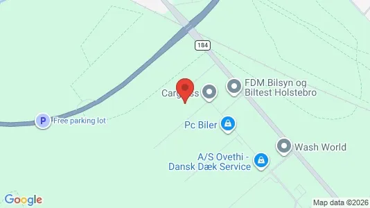 Erhvervsgrunde til salg i Holstebro - kort over placeringen