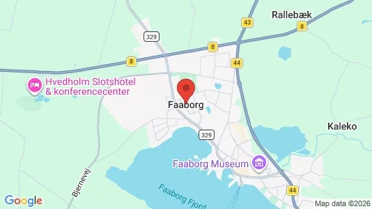 Butikslokaler til salg i Faaborg - kort over placeringen