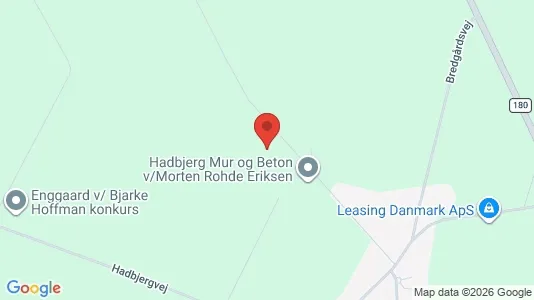 Lagerlokaler til leje i Hadsten - kort over placeringen